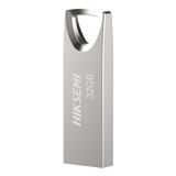 Hikvision Memoria Usb 32gb Flash Metálica Hikvision Semiconductor 3.0 Modelo Hs-usb-m200 Pendrive Plateado Compatible Con Windows, Mac Y Linux