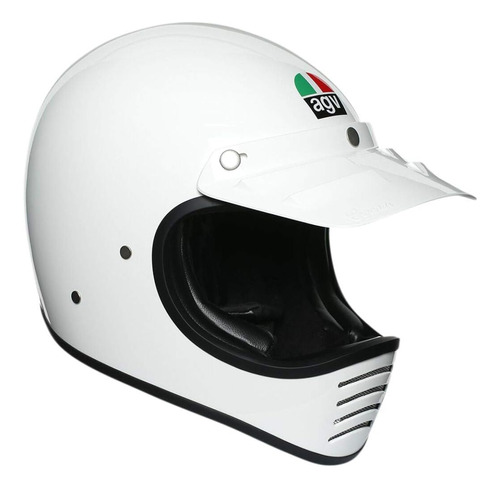 Casco Para Moto Agv X101 Solid  Talla Xl Color Blanco