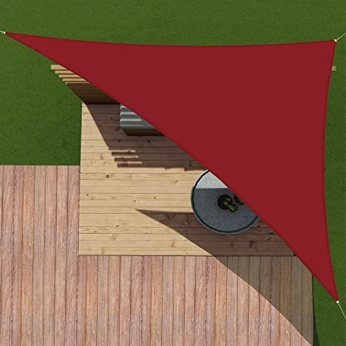 Toldo Parasol Tipo Vela Triangular De 16 X 16 X 16 Pies, Res