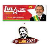 20 Adesivos Kit Lula 2022 Presidente 30x10cm + 20x17cm