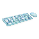 Teclado Inalámbrico Combo Key Color Combo Mouse 110 Punk Mof