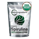 Ingredientes Micro Usda Organic Spirulina En Polvo, 1 Libra,