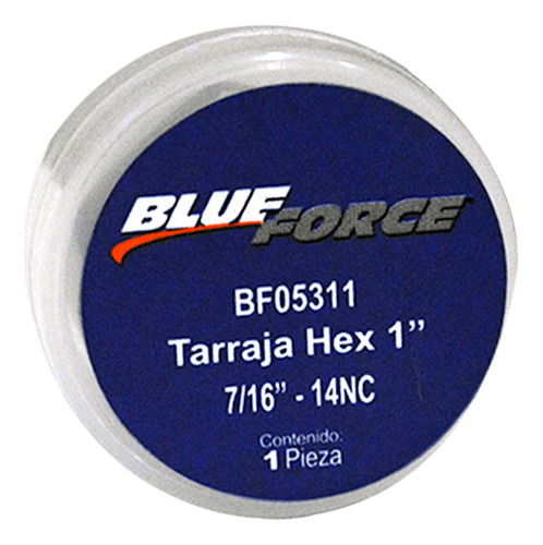 Dado Hexagonal Blue Force Bf05311 7/16 - 14 Nc
