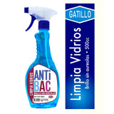 Antibac Limpia Vidrios Liquido Brillo Sin Aureolas