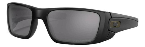 Anteojos De Sol Polarizados Oakley Fuel Cell Standard Con Marco De O Matter Color Matte Black, Lente Grey De Plutonite Clásica, Varilla Matte Black De O Matter - Oo9096