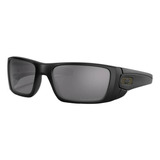 Anteojos De Sol Polarizados Oakley Fuel Cell Standard Con Marco De O Matter Color Matte Black, Lente Grey De Plutonite Clásica, Varilla Matte Black De O Matter - Oo9096