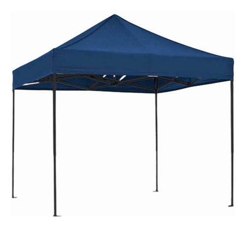 Tenda Gazebo Azul 2x2 Sanfonada Em Aço Reforçado Praia Pesca