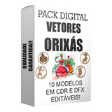 Kit Digital Mandalas Orixás  10 Modelos Cdr