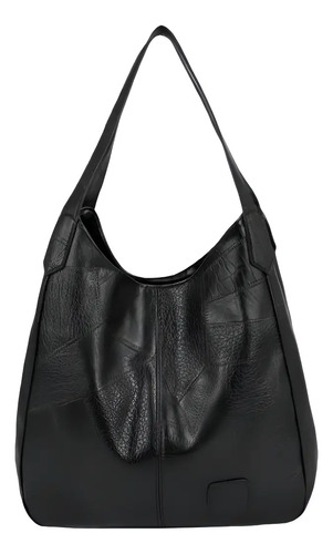Bolso De Piel Vintage Para Mujer, Bolsa De Mano De Gran Capa | Meses sin interés