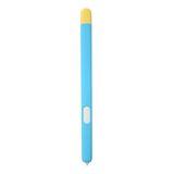 Funda De Silicona Para Lapiz S Pen Samsung Tab S7/s8 Azul
