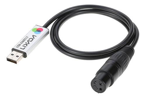 A Lixada Usb A Dmx Adaptador De Interfaz Led Dmx512 B