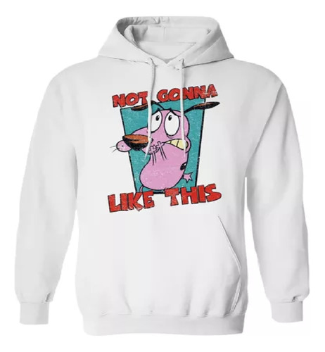 Buzo Buso Saco Hoodie Capota Coraje El Perro Cobarde Cartoon