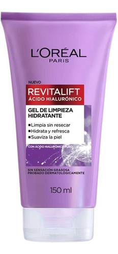 Gel Limpiador Facial Revitalift Ácido Hialurón L'oréal Paris