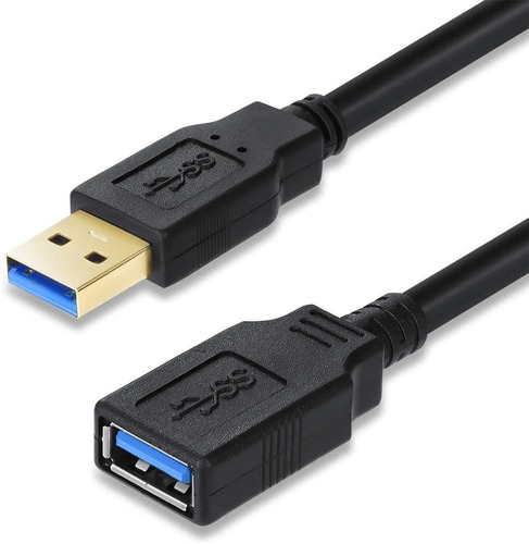 Cable De Extension Usb 3.0 De 5m Macho A Hembra | Negro