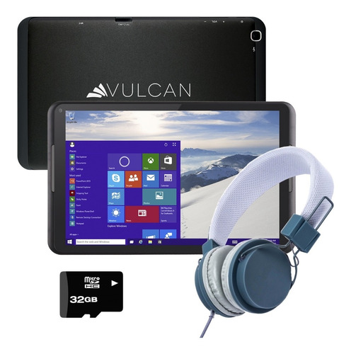 Tablet Vulcan Challenger Ii Ex 32gb 2gb Ram + Kit - Negro