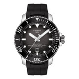 Tissot Seastar Pro 2k Pw80 Ss Bk Rb Gy Ind, Negro -, Mecán.