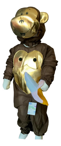 Disfraz Mono Changuito Primavera Traje Chango Monky