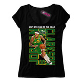 Remera Mujer Utah Jazz Jord Clarkson Nba13 Dtg Premium