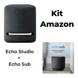Kit Amazon: 1 Echo Studio + 1 Echo Sub - El Mejor Sonido !!!
