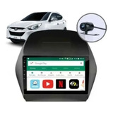 Multimidia Android 2gb+96gb 9p+moldura+cam P/carros Hyundai