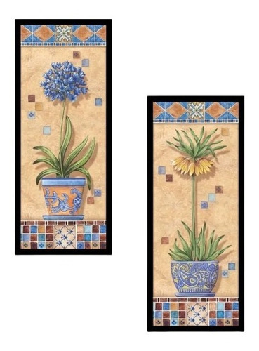 Quadro Decorativos Banheiro Lavabo Sala Cozinha Vaso Flores