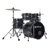 Bateria Acústica Odery Inrock Séries Dark Tiger Bumbo 18