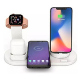 Cargador Inalambrico 4 En 1 Para iPhone-AirPods-applewatch