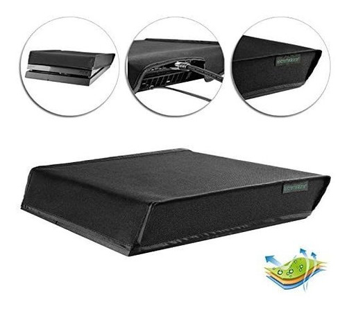 Extremerate Horizontal Polvo Negro Funda Para Playstation 4 