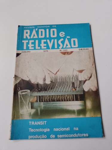 Revista Monitor De Rádio E Televisão Transit Tecnologia O384