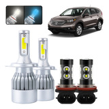 Kit De Focos Led H4 H11 Para Honda Cr-v 2007-2014