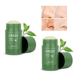 2 Peças De Rímel Green Mask Stick Para Limpeza De Pele Tipo De Pele Oiliness
