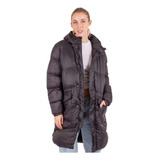 Camperon Mujer Larga Campera Inflada Invierno Abrigada 