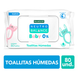 Toallitas Para Bebé Palmolive Neutro Balance Baby 0% 80 Ud