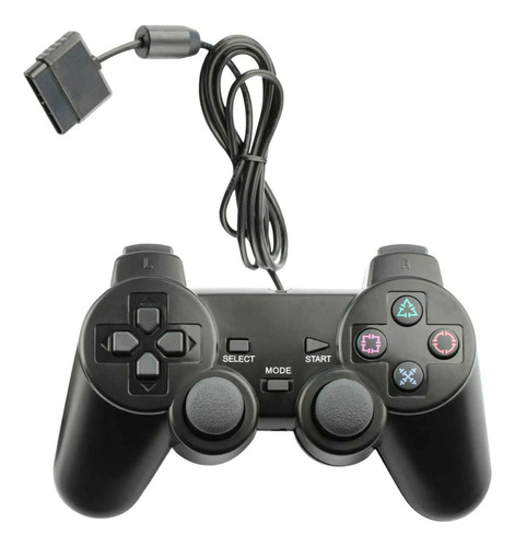 Controle Joystick Ps2 Playstation Com Fio Analógico Game Jog