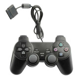 Controle Compátivel Ps2 Playstation 2 Com Fio 