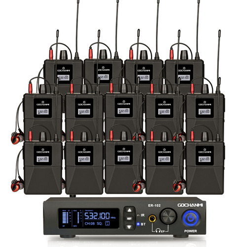 Sistema Monitoreo Gc Er102 1 Canal 14 Receptores Bluetooth