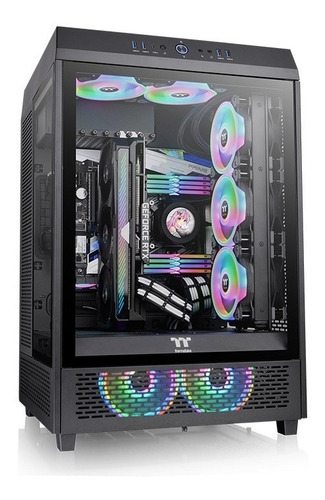 Gabinete Thermaltake The Tower 500 Tg Black Color Negro