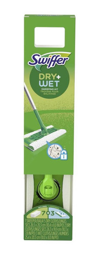 Swiffer Kit Mopa + Paños Traperos (1 Mopa + 10 Recargas)