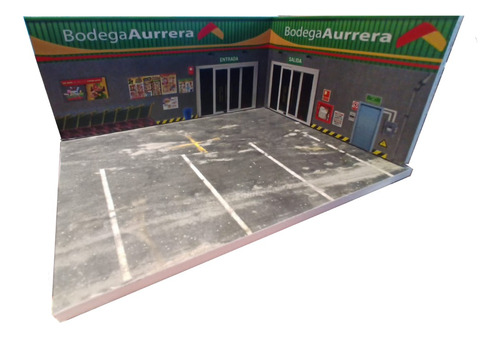 Diorama 1:64 Para Hotwheels Matchbox Maqueta Realista