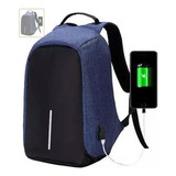 Mochila Antirrobo Usb + Power Bank · Impermeable Anticorte 