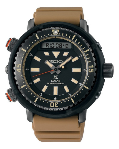 Relogio Seiko Snj029p1 Arnie Urban Safari Solar Militar