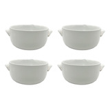 X4 Tazas De Porcelana Blanca Dos Asas The Kitchen           