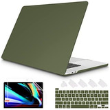 Protector Verde Olivo Compatible Con Macbook Pro 13 Pulgadas