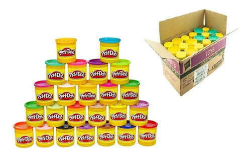 Play Doh Caja Con 36 Botes De Plastilina De Colores 112 Gr