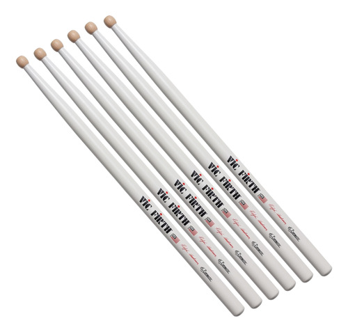 3 Pares De Baquetas De Batería De Marcha Vic Firth Corpsma.