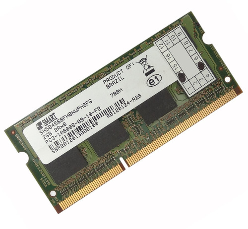 Memória Ram  2gb 1 Smart Sh564568fh8nwphsfg