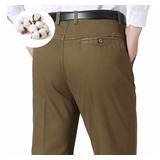 Pantalón De Hombre Tela Gabardina Casual