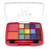 Paleta Sombras E Blush Doce Amor - Cor B Jasmyne 