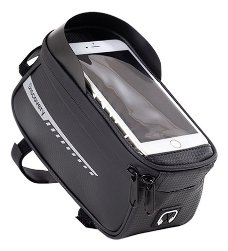 Bolso Bicicleta Discovery Porta Celular Impermeable Tactil 