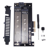 Doble M.2 Adaptador Pci-e Nvme M-key O Sata B-key Para